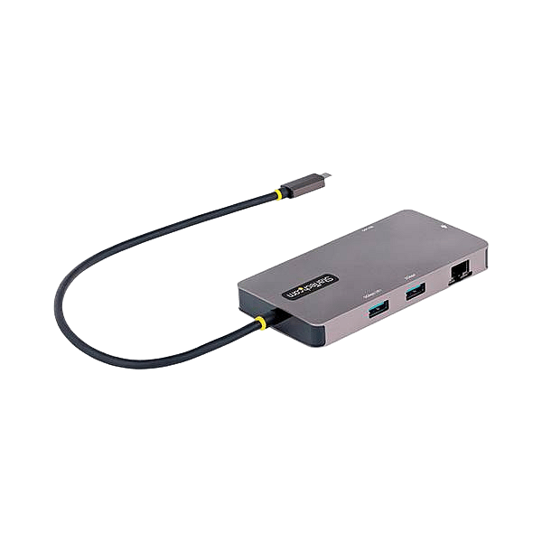 StarTechcom Adaptador Multipuertos USBC a 2x HDMI PD 100W Hub USB Red