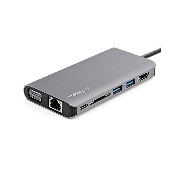 StarTechcom Adaptador Multipuertos USBC con HDMI o VGA Docking Station