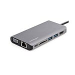 StarTechcom Adaptador Multipuertos USBC con HDMI o VGA Docking Station