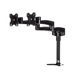 StarTechcom Brazo Articulado de 2 Monitor Soporte con Mastil para Mesa