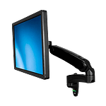 StarTechcom Brazo Soporte de Pared para 1 Monitor con Ajuste de Altura