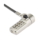 StarTechcom Cable con Candado de Combinación de 4 Dígitos  Ranura Wedge