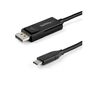 StarTechcom Cable de 2m USBC a DisplayPort 14Bidireccional