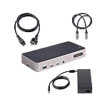 StarTechcom Docking Station de 3 Monitores 4K  Hub 5x USB  PD de 100W StarTechcom Docking Station de 3 Monitores 4K  Hub 5x USB  PD de 100W