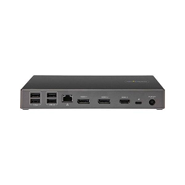 StarTechcom Docking Station USB C de 3 Monitores  USB Tipo C  PD 100W