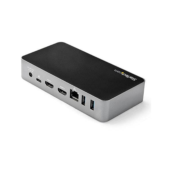StarTechcom Docking Station USBC de 2 Puertos HDMI con PD de 65W