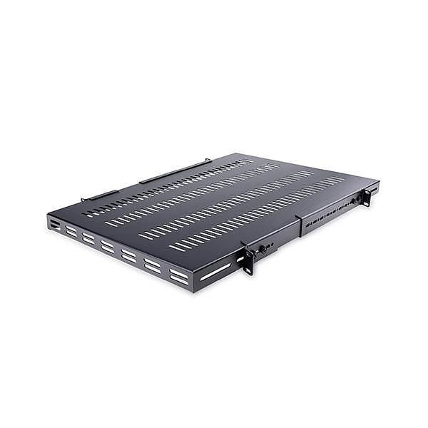 StarTechcom Estante Ventilado Resistente Ajustable para Rack 1U