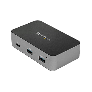 StarTechcom Hub Alimentado USBC 10Gb 2xUSBA 1xUSBC con Puerto de Red