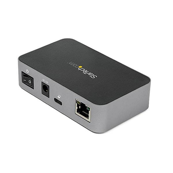 StarTechcom Hub Alimentado USBC 10Gb 2xUSBA 1xUSBC con Puerto de Red