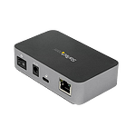 StarTechcom Hub Alimentado USBC 10Gb 2xUSBA 1xUSBC con Puerto de Red