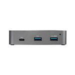 StarTechcom Hub Alimentado USBC 10Gb 2xUSBA 1xUSBC con Puerto de Red