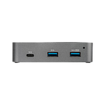 StarTechcom Hub Alimentado USBC 10Gb 2xUSBA 1xUSBC con Puerto de Red