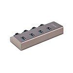 StarTechcom Hub Concentrador USBC de 4 Puertos con Interruptores