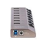 StarTechcom Hub Concentrador USBC de 7 Puertos con Interruptores