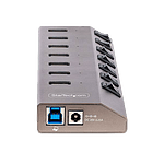 StarTechcom Hub Concentrador USBC de 7 Puertos con Interruptores
