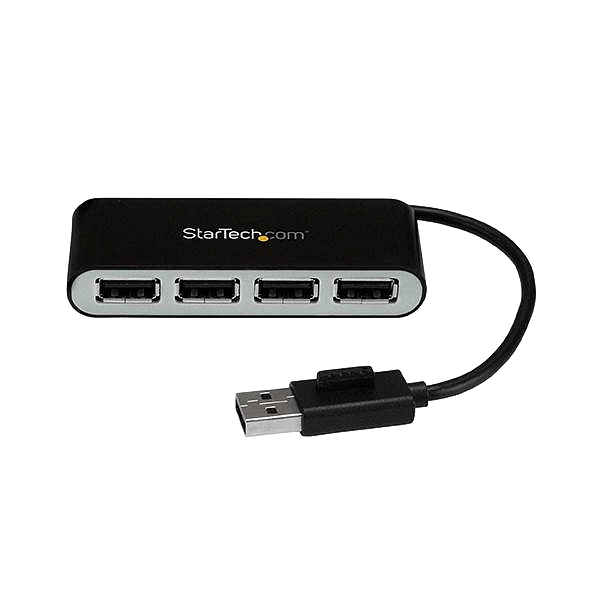 StarTechcom Hub Ladron USB 20 4 Puertos con Cable Integrado