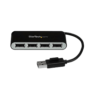StarTechcom Hub Ladron USB 20 4 Puertos con Cable Integrado