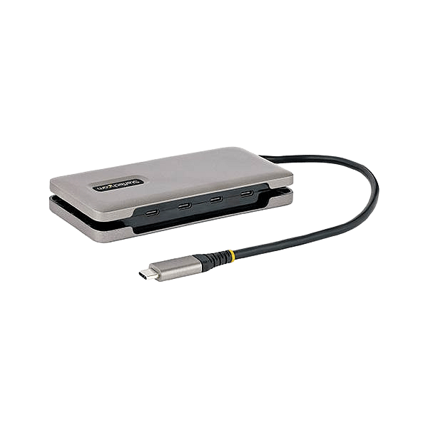 StarTechcom Hub USB C de 4 Puertos PD 100W de Paso  Ladrón USB Tipo C