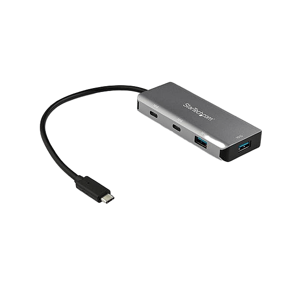 StarTechcom Hub USBC de 4 Puertos 10Gb Alimentado 2xUSBA 2xUSB Tipo C