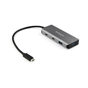 StarTechcom Hub USBC de 4 Puertos 10Gb Alimentado 2xUSBA 2xUSB Tipo C