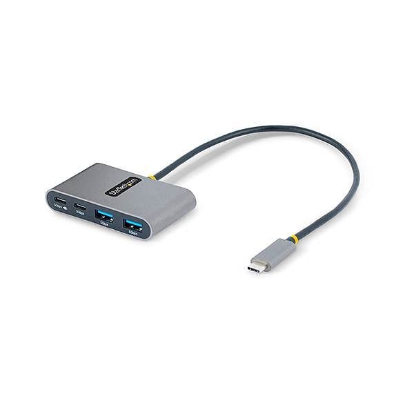 StarTechcom Hub USBC de 4 Puertos 5Gbps PD de 100W  Ladrón USB Tipo C