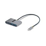 StarTechcom Hub USBC de 4 Puertos 5Gbps PD de 100W  Ladrón USB Tipo C