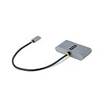 StarTechcom Hub USBC de 4 Puertos 5Gbps PD de 100W  Ladrón USB Tipo C