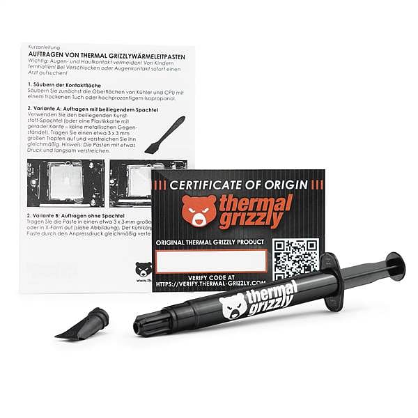 Thermal Grizzly Hydronaut  Pasta térmica 15 ml 39 gr compuesto para disipador