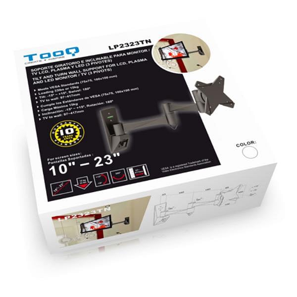 TooQ LP2323TNB Monitor 2 1023 Negro  Soporte