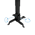 TooQ PJ2012TB Proyector Techo Inclinable Negro  Soporte TooQ PJ2012TB Proyector Techo Inclinable Negro  Soporte