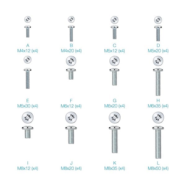 TooQ SSK4820 Kit de montaje universal para pantallas