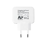 TooQ TQWC1S02 2xUSB 5V 34A 17W Blanco  Cargador de Pared