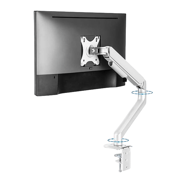 TooQ soporte de mesa para pantalla 1732 VESA Max 100x100 Blanco  Soporte