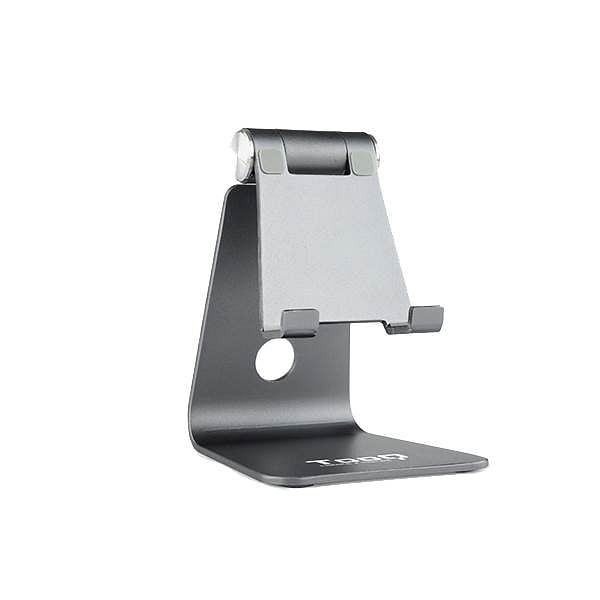 Tooq PH0001G Stand Gris ajustable Teléfono  Tablet  Soporte para Móvil
