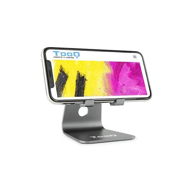 Tooq PH0001G Stand Gris ajustable Teléfono  Tablet  Soporte para Móvil