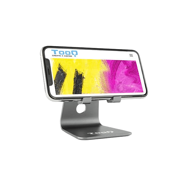 Tooq PH0001G Stand Gris ajustable Teléfono  Tablet  Soporte para Móvil