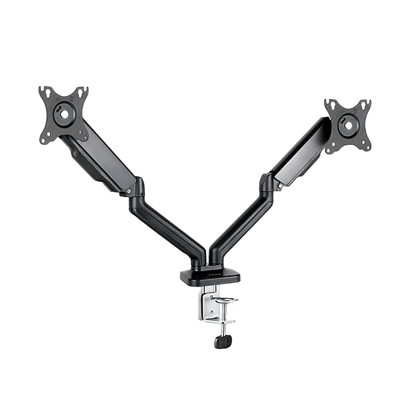 TooQ DB5132TNRB 1732 Negra Doble Brazo  Soporte Monitor