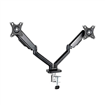 TooQ DB5132TNRB 1732 Negra Doble Brazo  Soporte Monitor