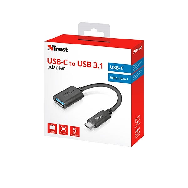 Trust Adaptador USB TypeC  USB 31  Adaptador