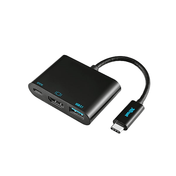 Trust Adaptador Multipuerto USB Tipo C  Adaptador