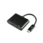Trust Adaptador Multipuerto USB Tipo C  Adaptador