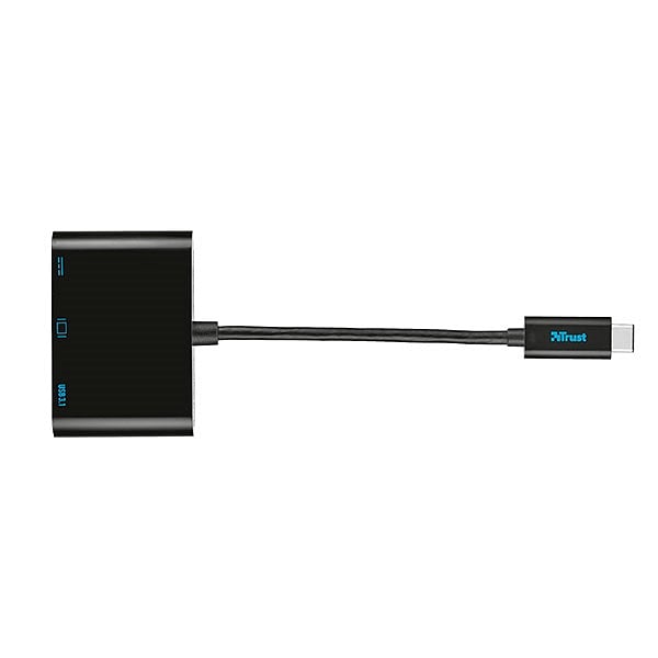 Trust Adaptador Multipuerto USB Tipo C  Adaptador