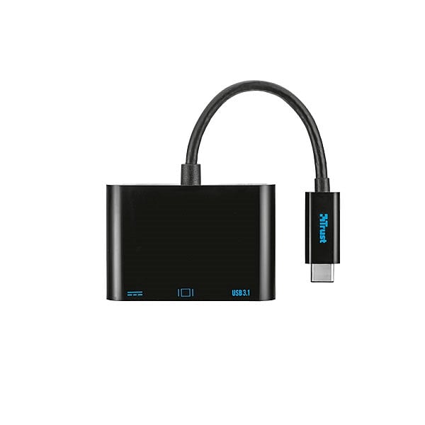 Trust Adaptador Multipuerto USB Tipo C  Adaptador