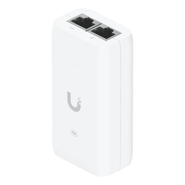 Ubiquiti UPOEAF Inyector PoE 48 V 032 A Estándar 8023af 154 W  Alimentador para Puntos de Acceso y Dispositivos de Red
