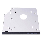 Unyka caddy HDD 25 SATA 9mm Black  Accesorio portátil