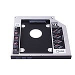 Unyka caddy HDD 25 SATA 9mm Black  Accesorio portátil