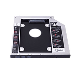 Unyka caddy HDD 25 SATA 9mm Black  Accesorio portátil