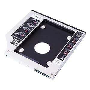 Unyka caddy HDD 25 SATA 127mm Black  Accesorio portátil