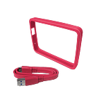 WD GRIP Pack Fucsia Bumper  Cable USB 30 para HDD Externo WD GRIP Pack Fucsia Bumper  Cable USB 30 para HDD Externo