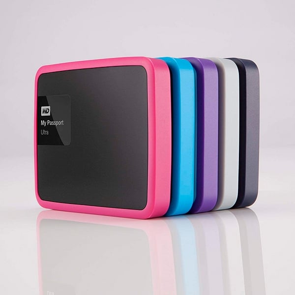 WD GRIP Pack Fucsia Bumper  Cable USB 30 para HDD Externo
